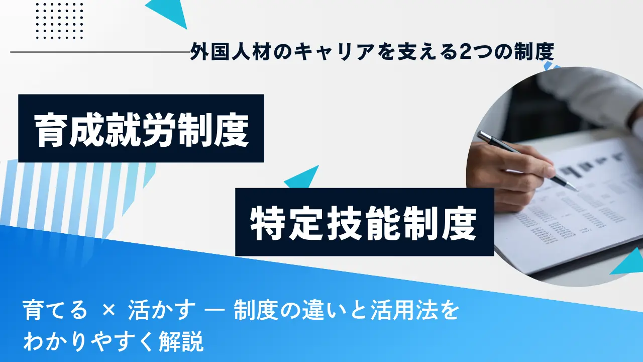 育成就労制度特定技能制度-違い