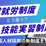育成就労制度と技能実習制度の違い